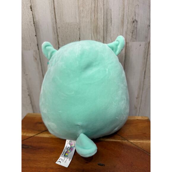 Squishmallows 8" Miley the Llama Teal Plush Toy Easter Edition Retired - Picture 2 of 6